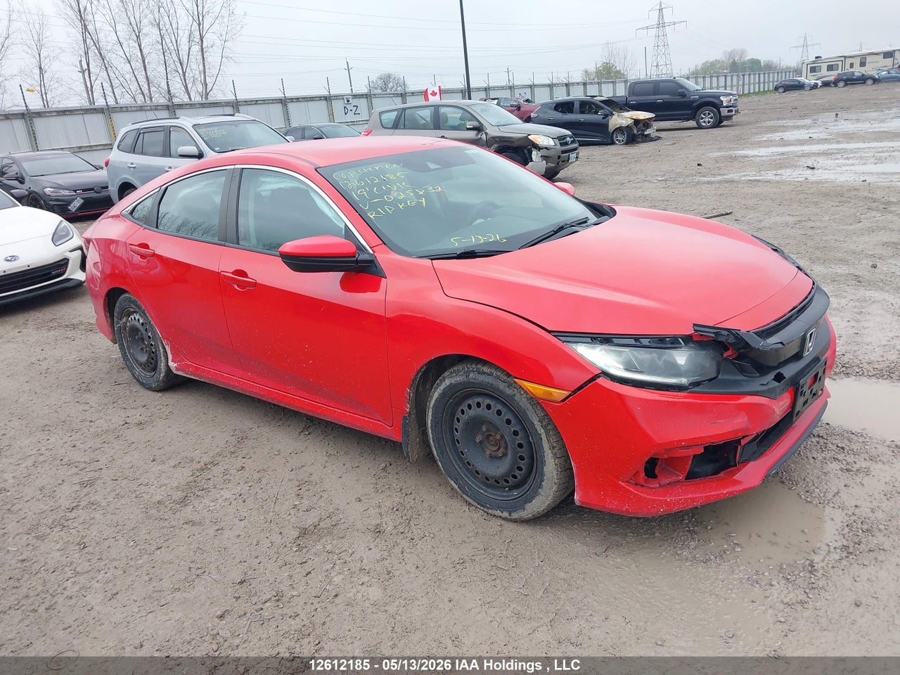 2HGFC2F53KH025832 · 2019 HONDA CIVIC LX