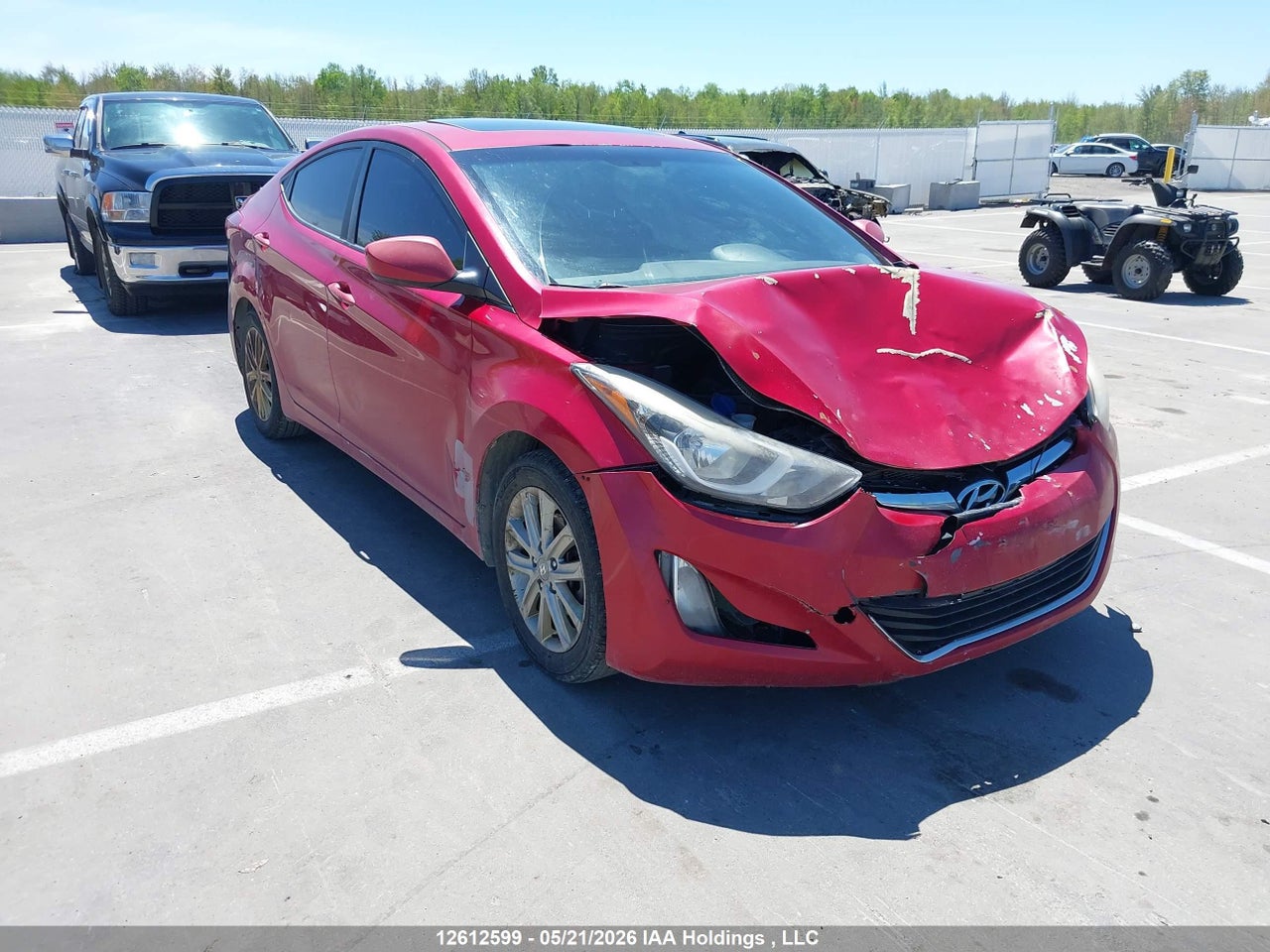 KMHDH4AE5FU265991 · 2015 HYUNDAI ELANTRA SPORT APPEARANCE