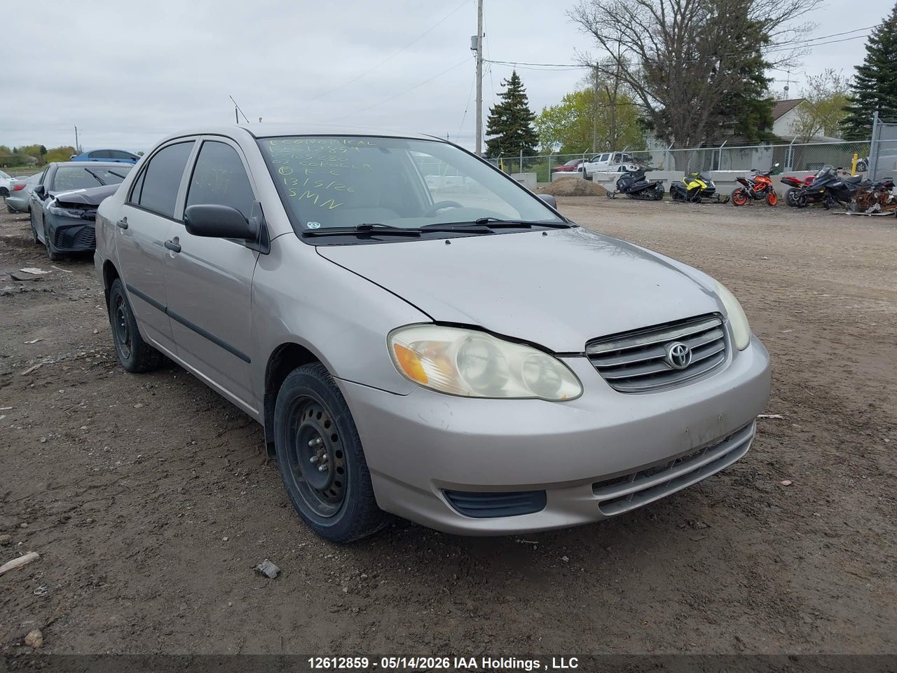 2T1BR32E13C705280 · 2003 TOYOTA COROLLA CE/LE/SPORT