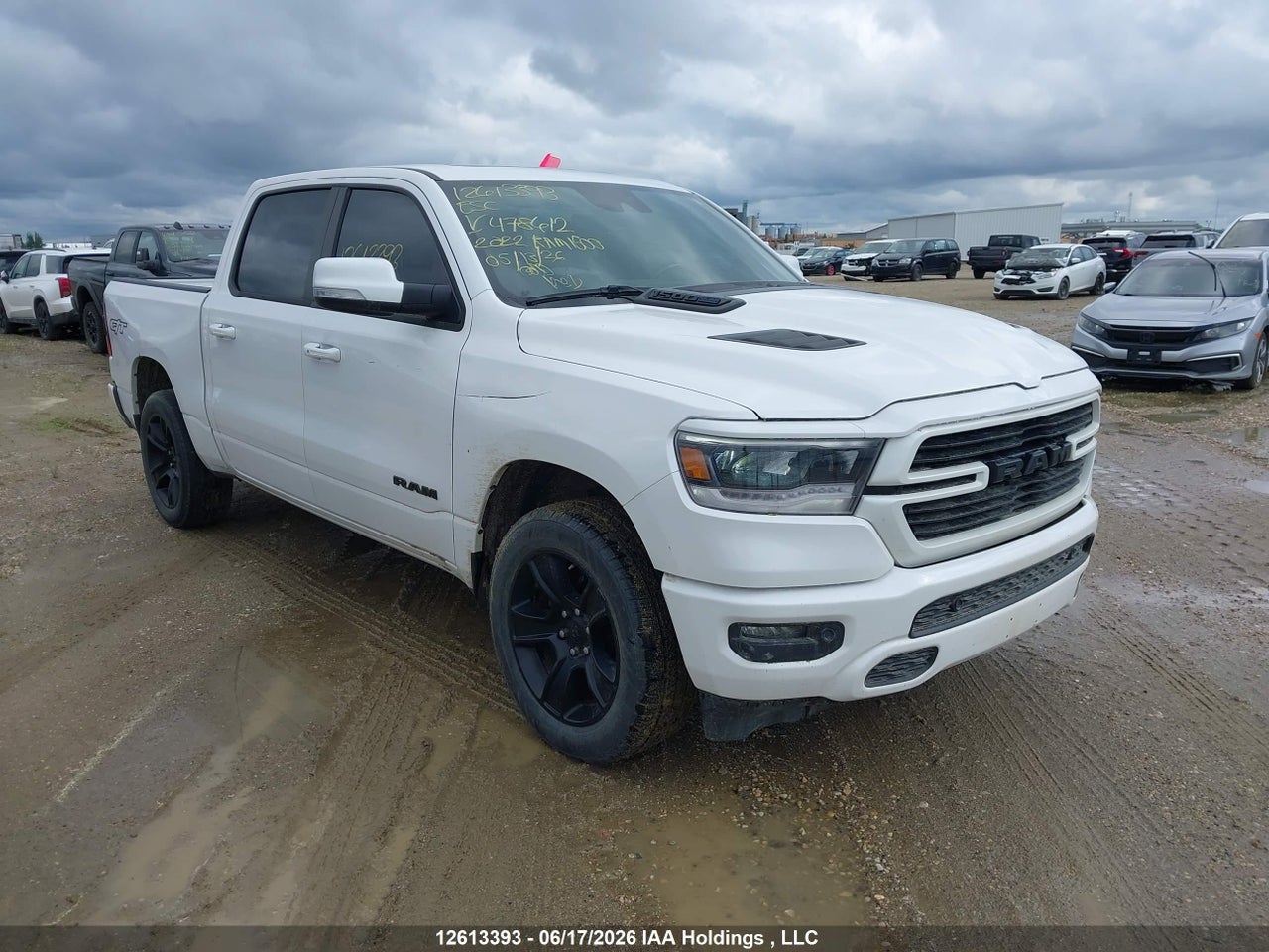 1C6SRFVTXNN478612 · 2022 RAM 1500 SPORT