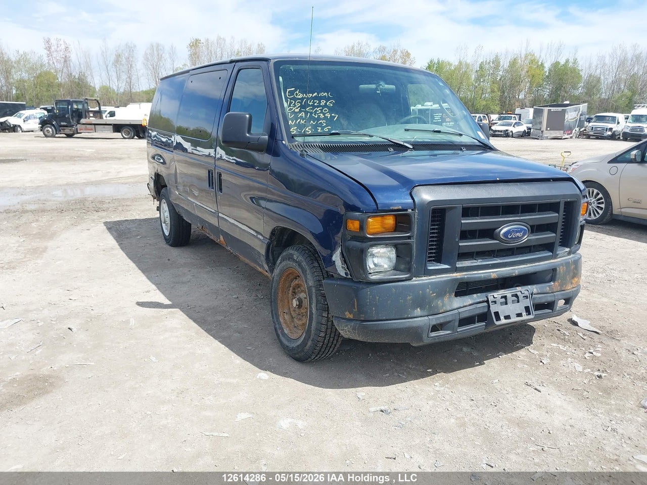 1FTNE14W08DA14397 · 2008 FORD E-150 COMMERCIAL/RECREATIONAL