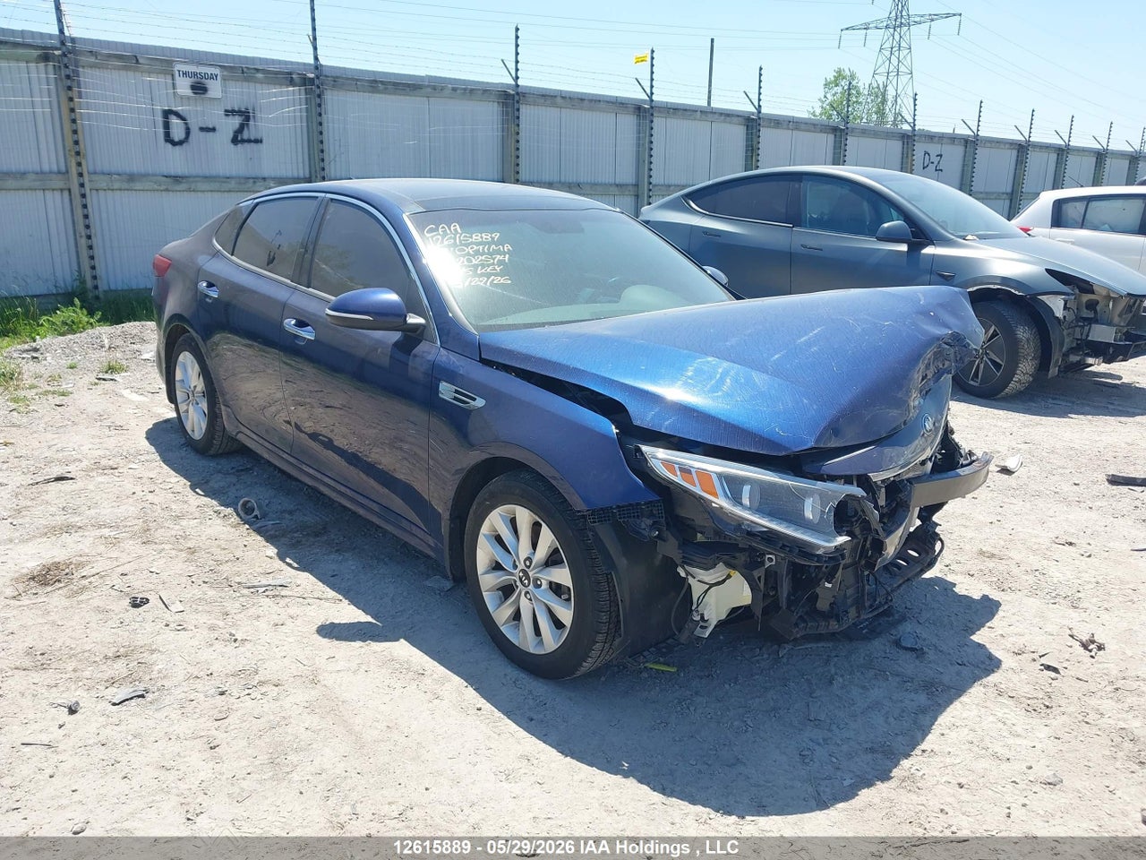 5XXGU4L35JG202574 · 2018 KIA OPTIMA EX