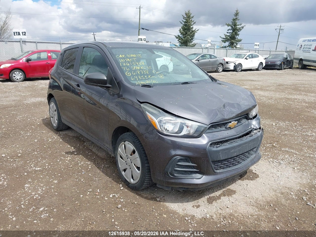 KL8CA6SA1GC618738 · 2016 CHEVROLET SPARK LS