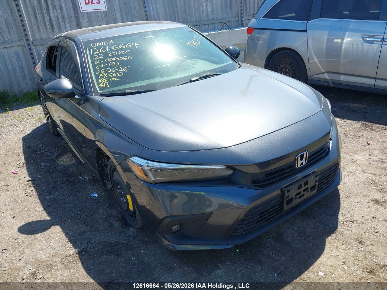 2HGFE1F99NH004060 · 2022 HONDA Civic touring