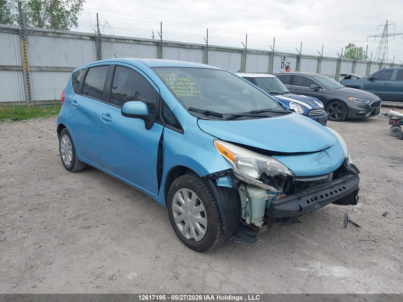 3N1CE2CP6EL431216 · 2014 NISSAN VERSA NOTE S/S PLUS/SV/SL