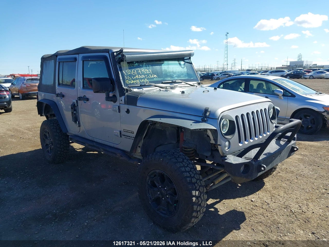 1C4BJWDG6GL268155 · 2016 JEEP WRANGLER UNLIMITED SPORT