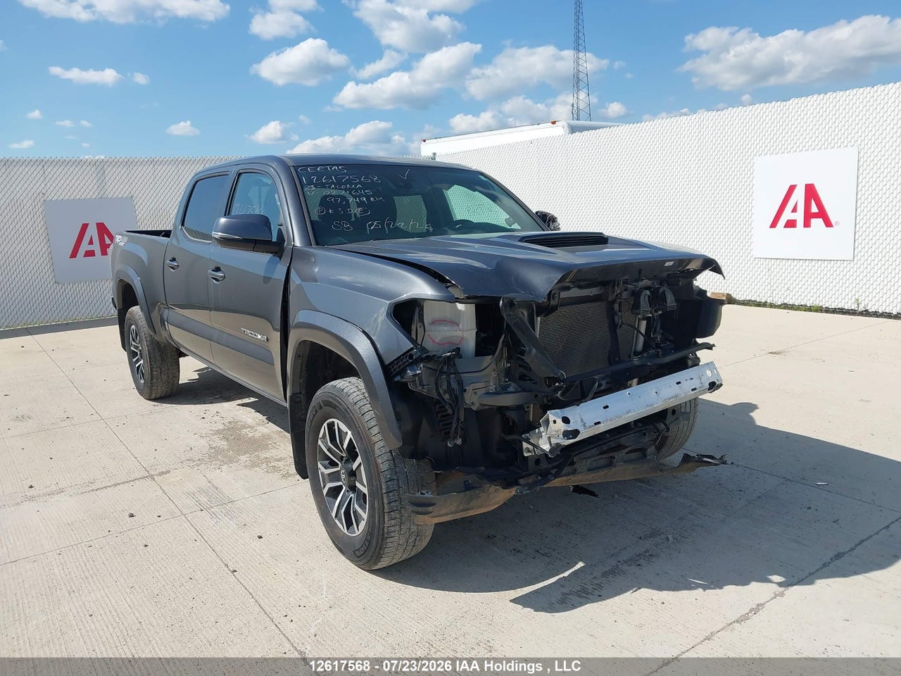 3TYDZ5BN2PT027645 · 2023 TOYOTA TACOMA DOUBLE CAB/SR5/TRD SPORT/TRD OFF ROAD