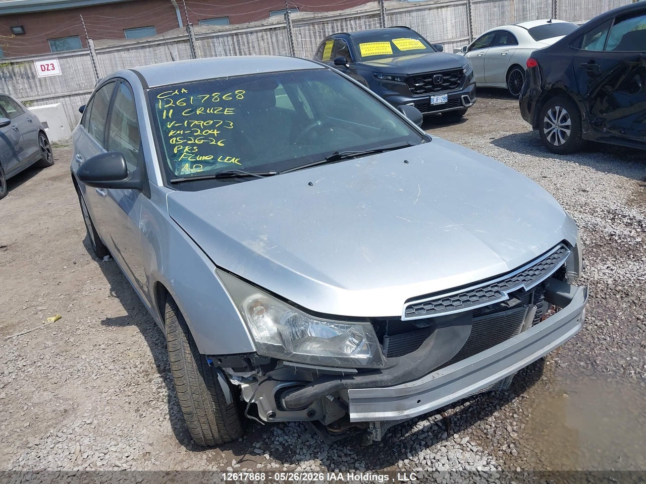 1G1PA5SH0B7179073 · 2011 CHEVROLET CRUZE LS