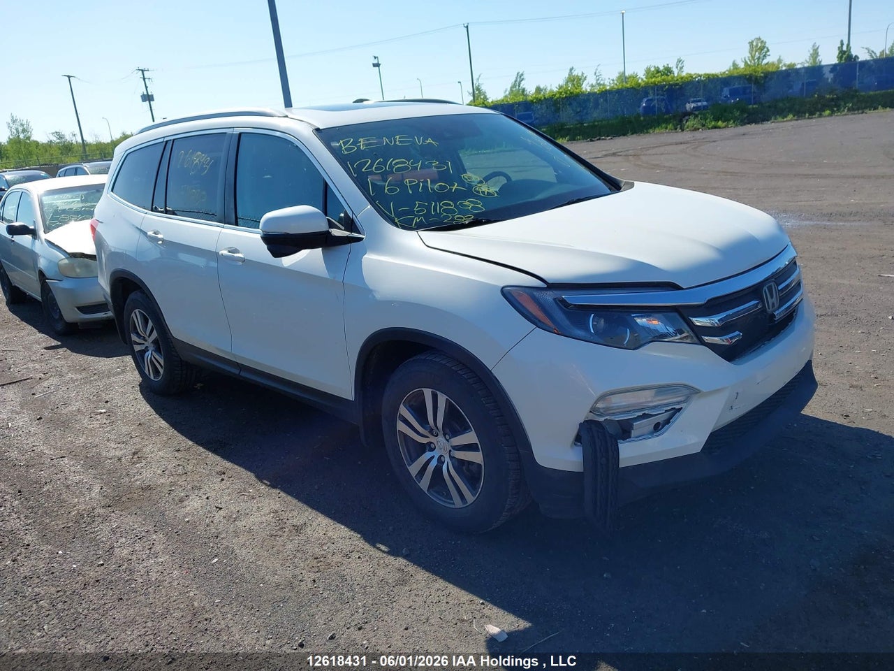 5FNYF6H52GB511838 · 2016 HONDA PILOT EX-L