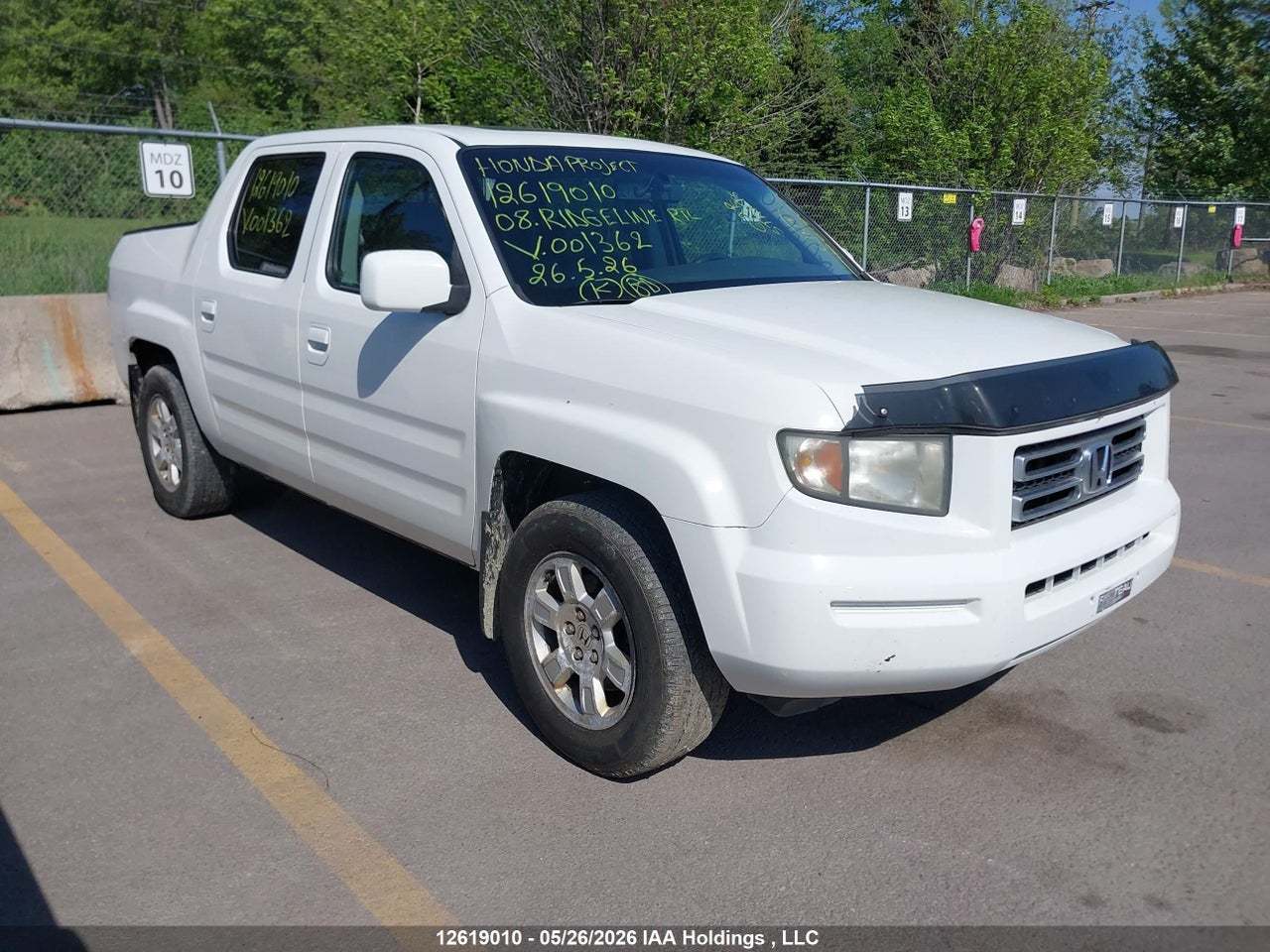 2HJYK16538H001362 · 2008 HONDA RIDGELINE RTL