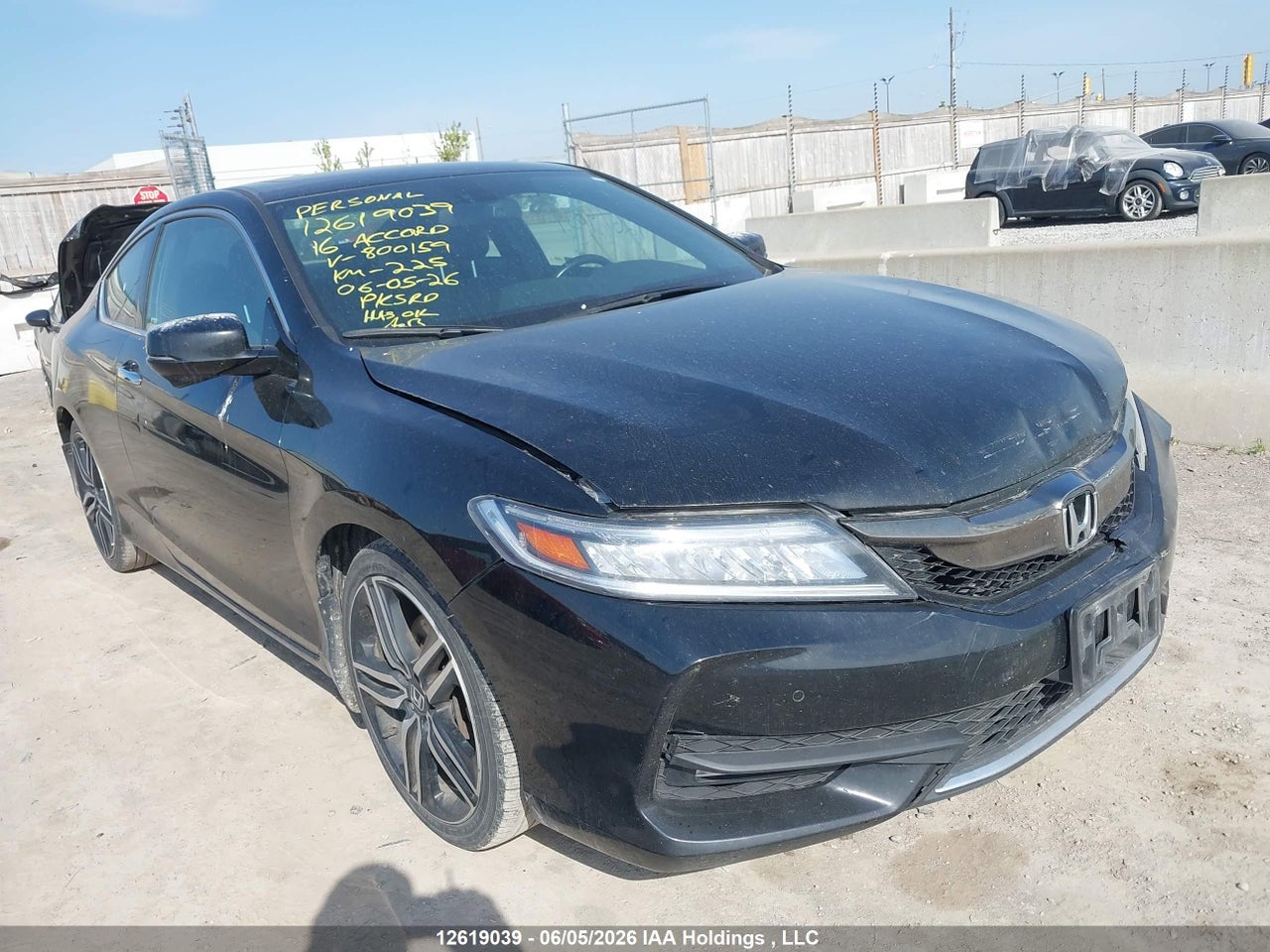 1HGCT1A05GA800159 · 2016 HONDA ACCORD TOURING
