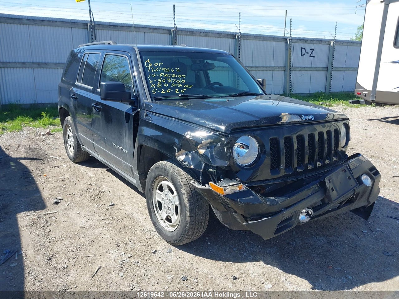 1C4NJRAB3ED****** · 2014 JEEP PATRIOT SPORT/NORTH