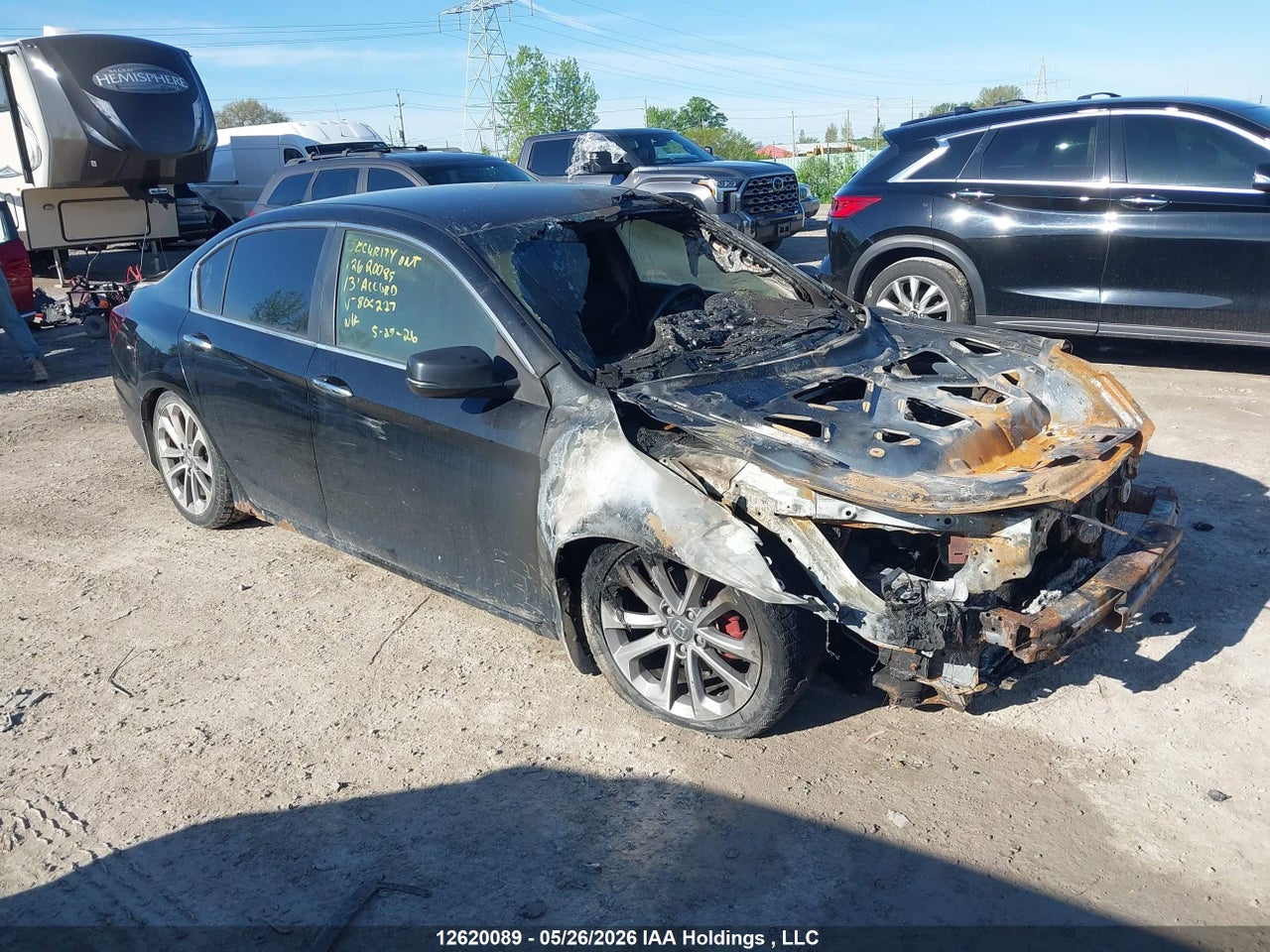 1HGCR2F54DA805227 · 2013 HONDA ACCORD SPORT