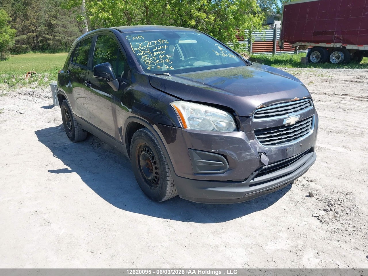 3GNCJKSB1FL202224 · 2015 CHEVROLET TRAX LS