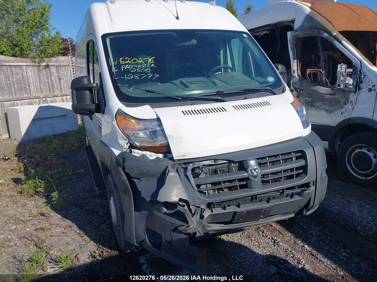 3C6TRVCG8GE****** · 2016 RAM PROMASTER 2500 HIGH ROOF