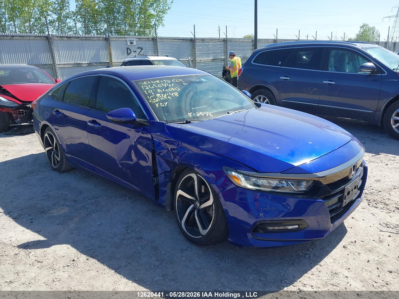 1HGCV2F30KA801148 · 2019 HONDA ACCORD SPORT 2.0T