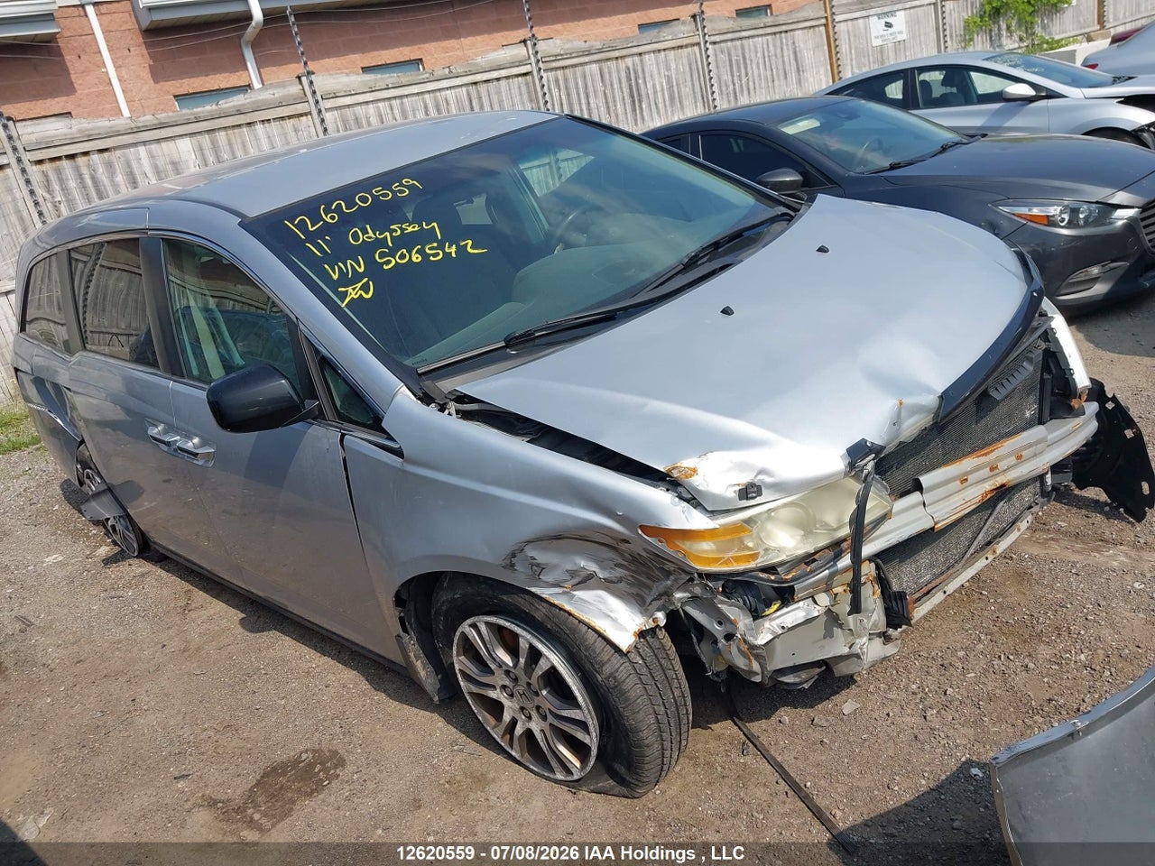 5FNRL5H41BB506542 · 2011 HONDA ODYSSEY EX
