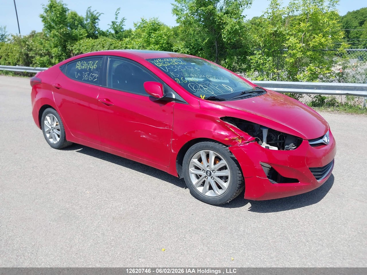 KMHDH4AEXFU385673 · 2015 HYUNDAI ELANTRA SPORT APPEARANCE