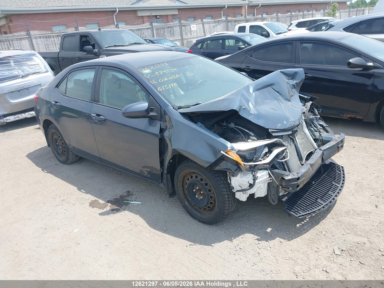 2T1BURHE1GC579534 · 2016 TOYOTA COROLLA L/LE/LE PLS/PRM/S/S PLS