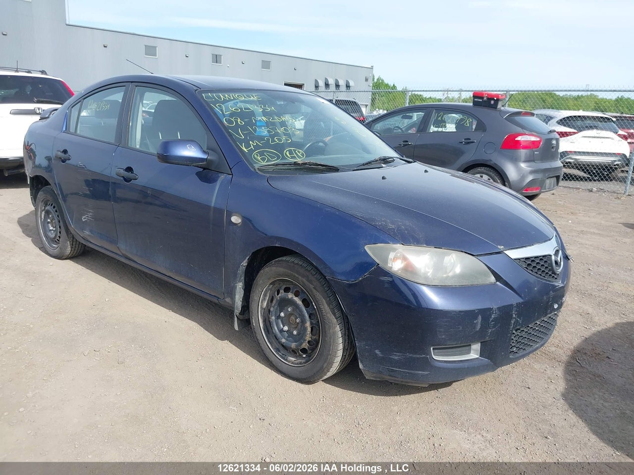 JM1BK32F981****** · 2008 MAZDA MAZDA3 GS/GX
