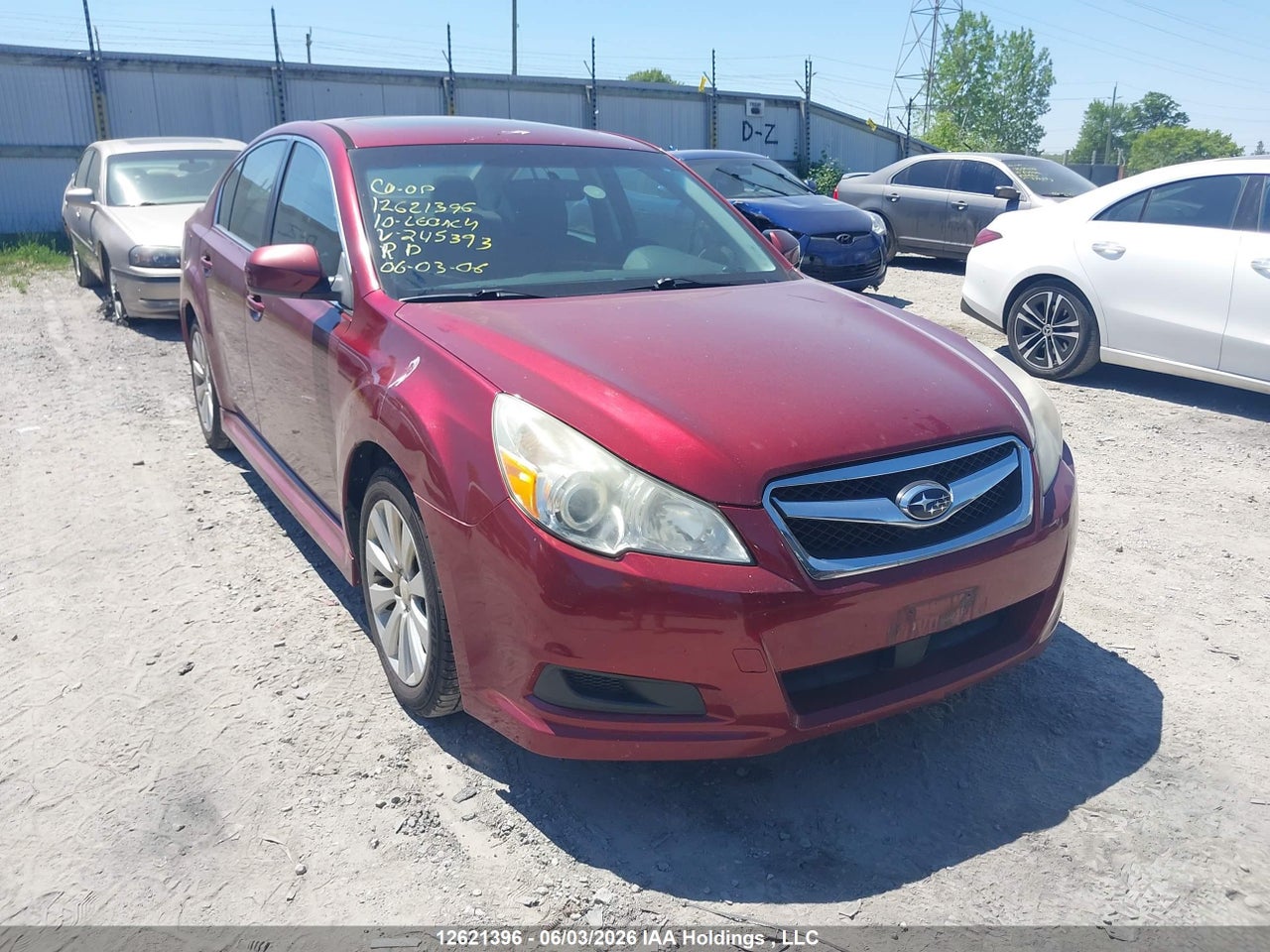 4S3BMGG67A3****** · 2010 SUBARU LEGACY 2.5I PREMIUM