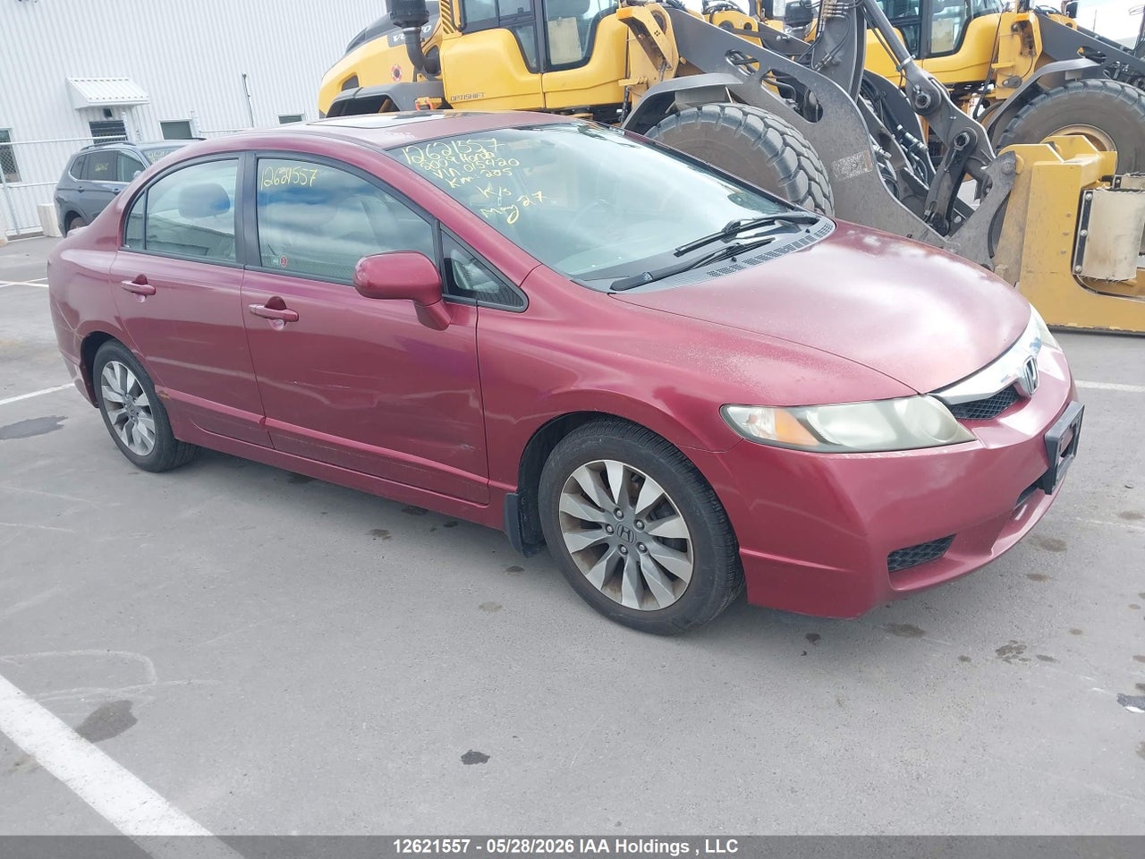 2HGFA16099H015420 · 2009 HONDA CIVIC EXL