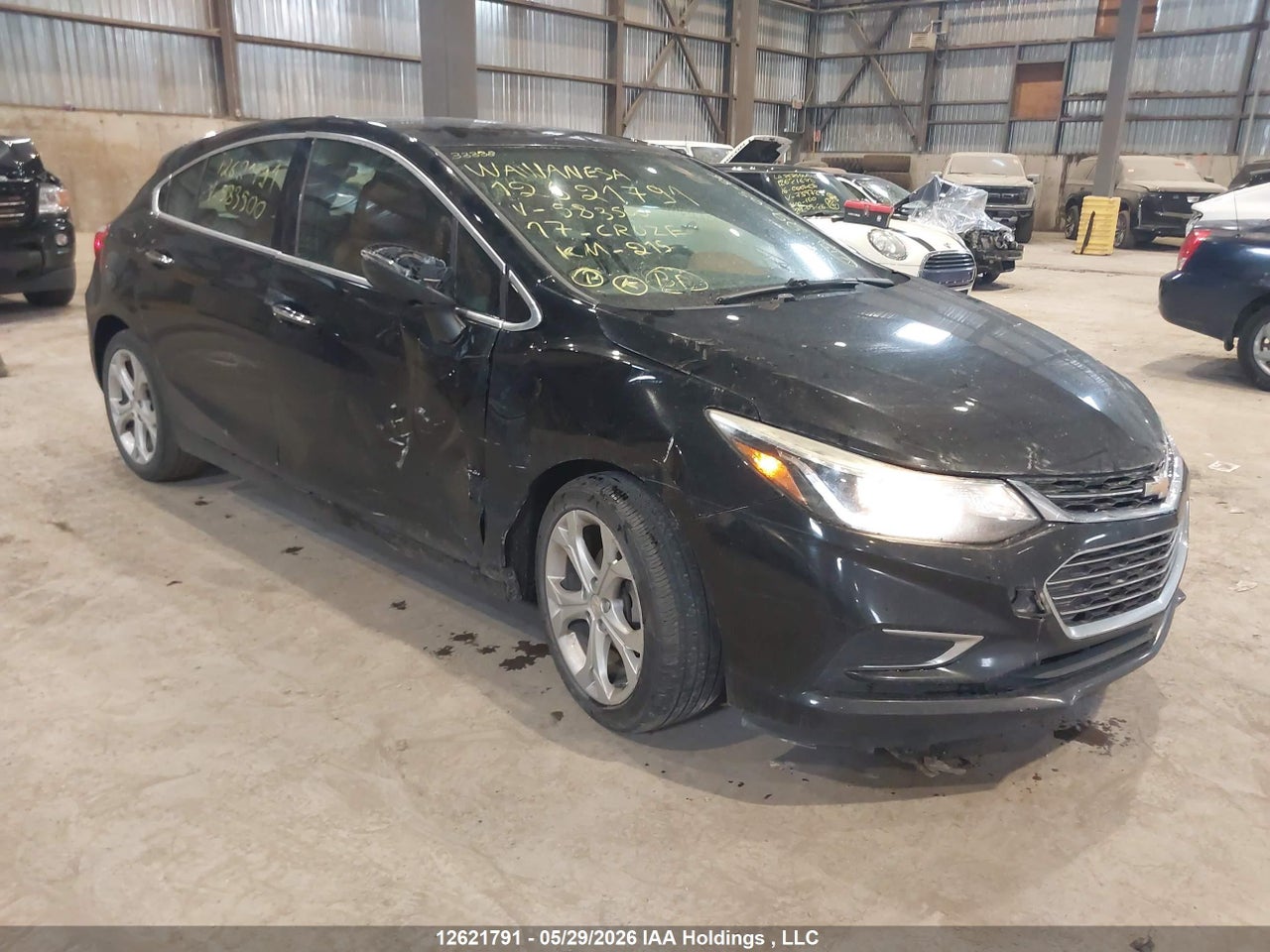 3G1BF6SM7HS583500 · 2017 CHEVROLET CRUZE PREMIER AUTO
