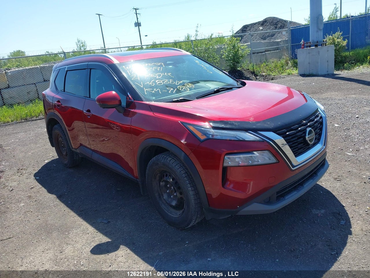 5N1AT3BB7MC683519 · 2021 NISSAN ROGUE SV
