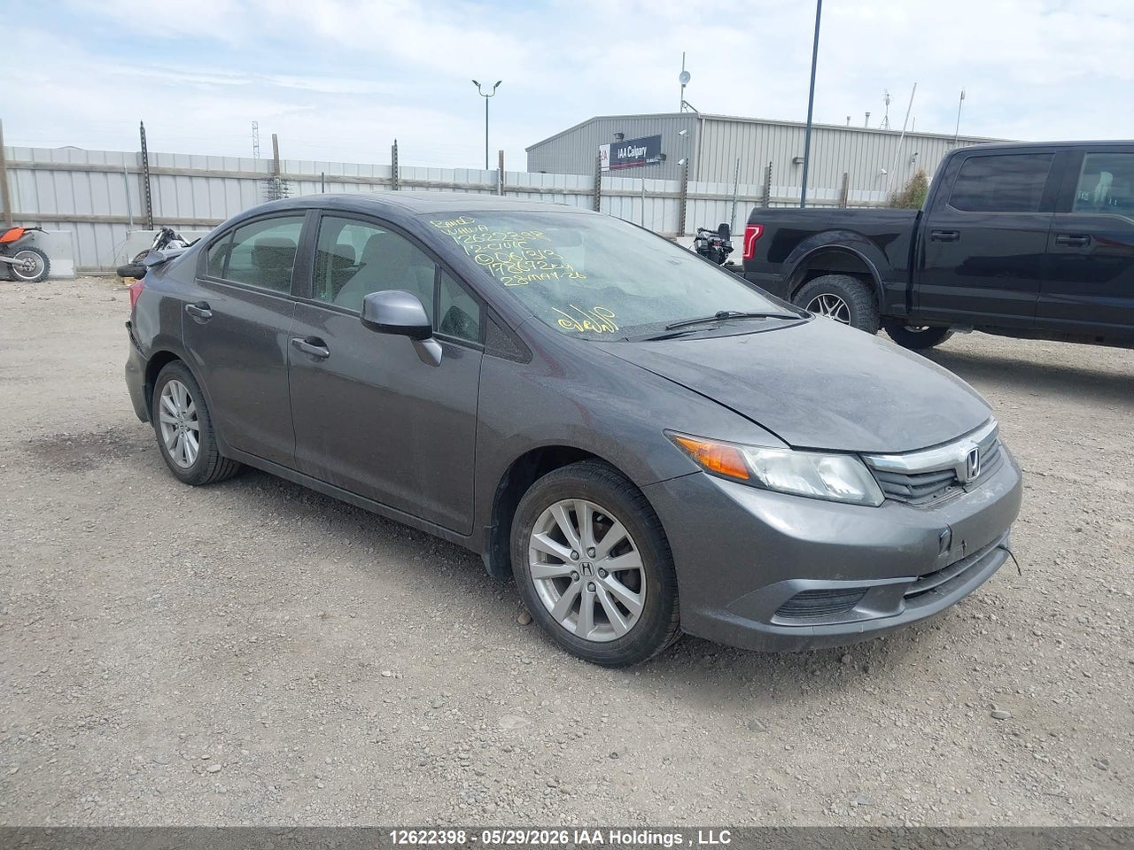 2HGFB2F5XCH061313 · 2012 HONDA CIVIC EX 4DR