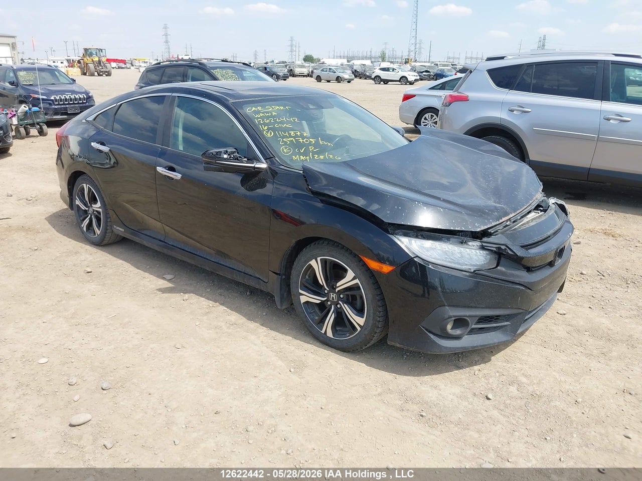 2HGFC1F94GH114877 · 2016 HONDA Civic touring