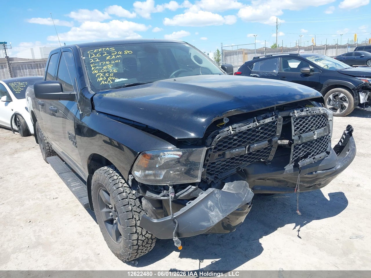 1C6RR7FG4NS174201 · 2022 RAM 1500 CLASSIC TRADESMAN