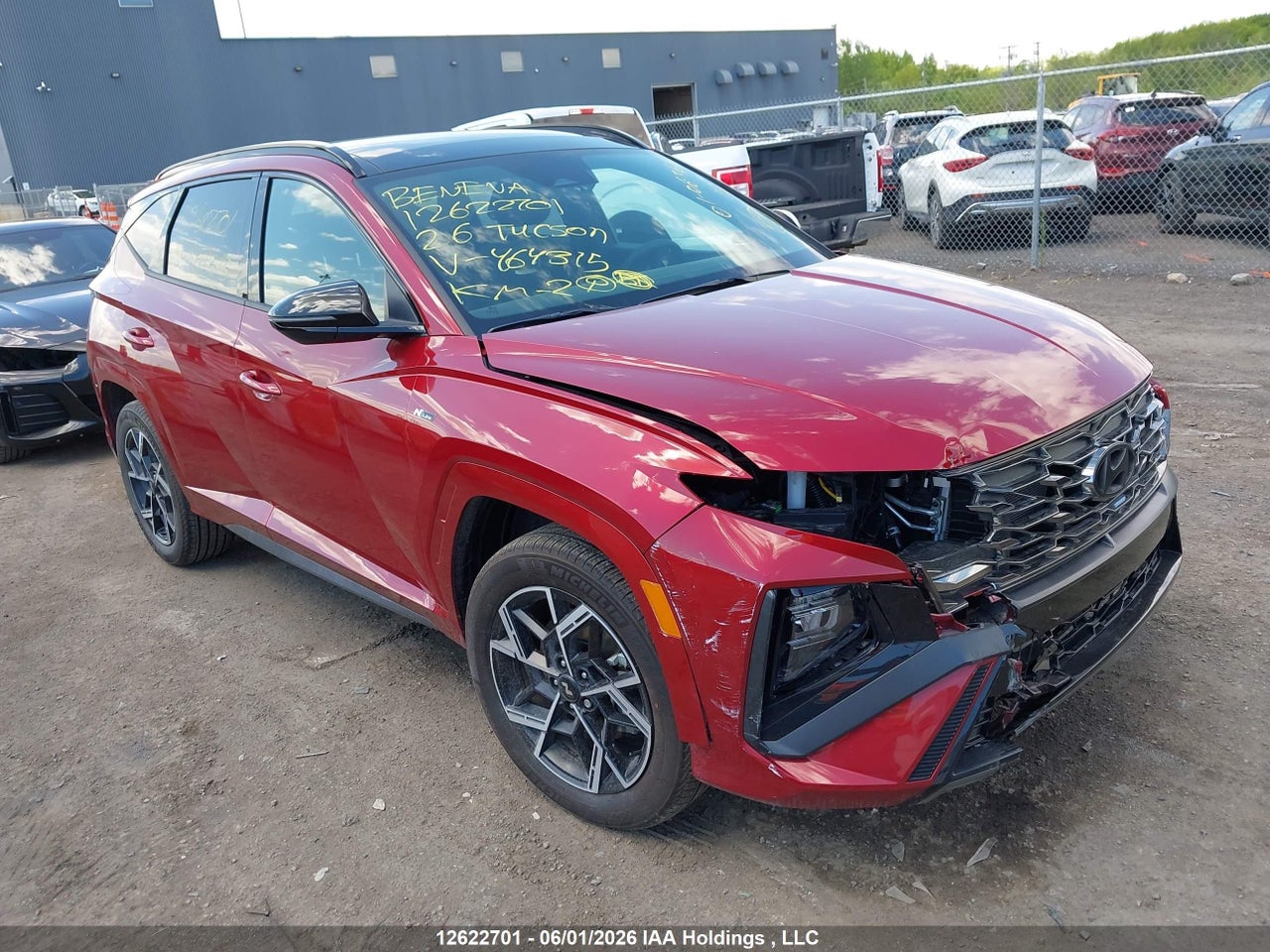 KM8JCDD1XTU464315 · 2026 HYUNDAI TUCSON N-LINE HYBRID AWD
