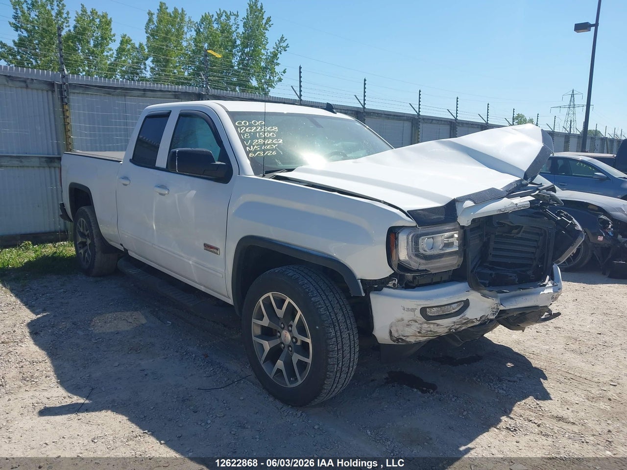 1GTV2NEC4JZ284262 · 2018 GMC SIERRA 1500 SLT