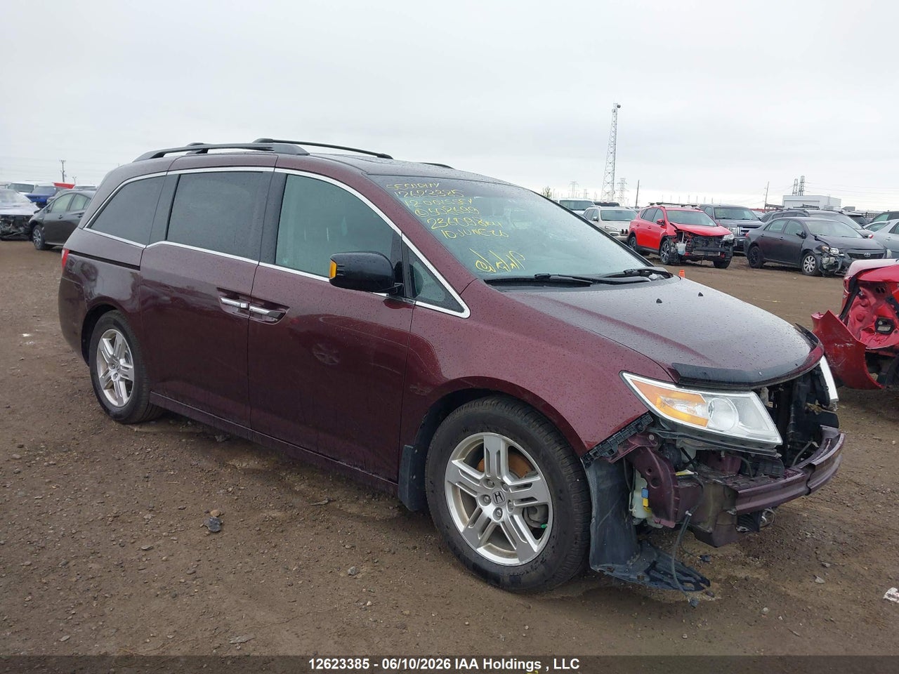 5FNRL5H94CB508699 · 2012 HONDA ODYSSEY TOURING