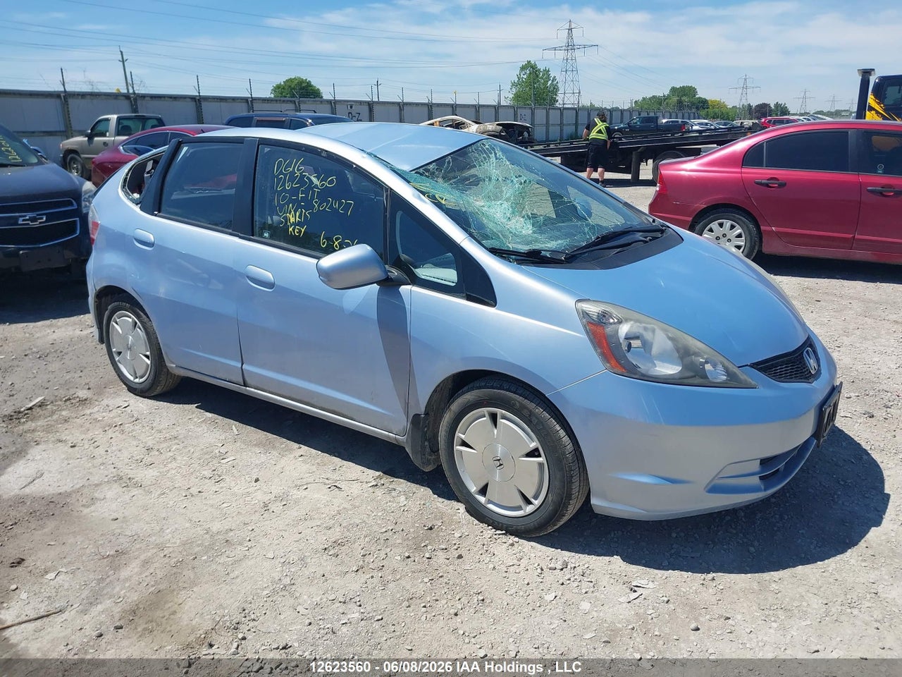 JHMGE8H55AC802427 · 2010 HONDA FIT LX