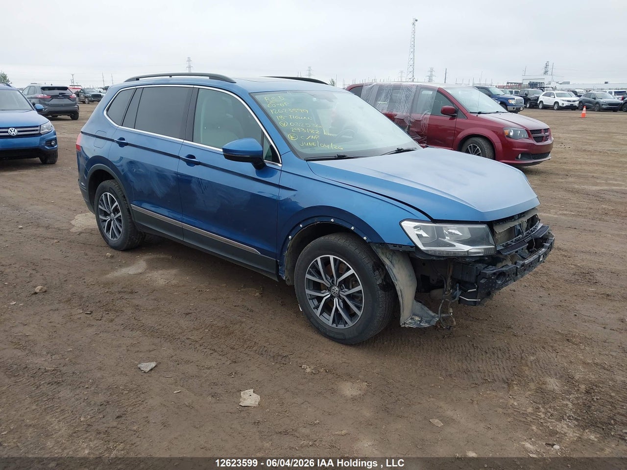 3VV2B7AX2JM032536 · 2018 VOLKSWAGEN TIGUAN COMFORTLINE