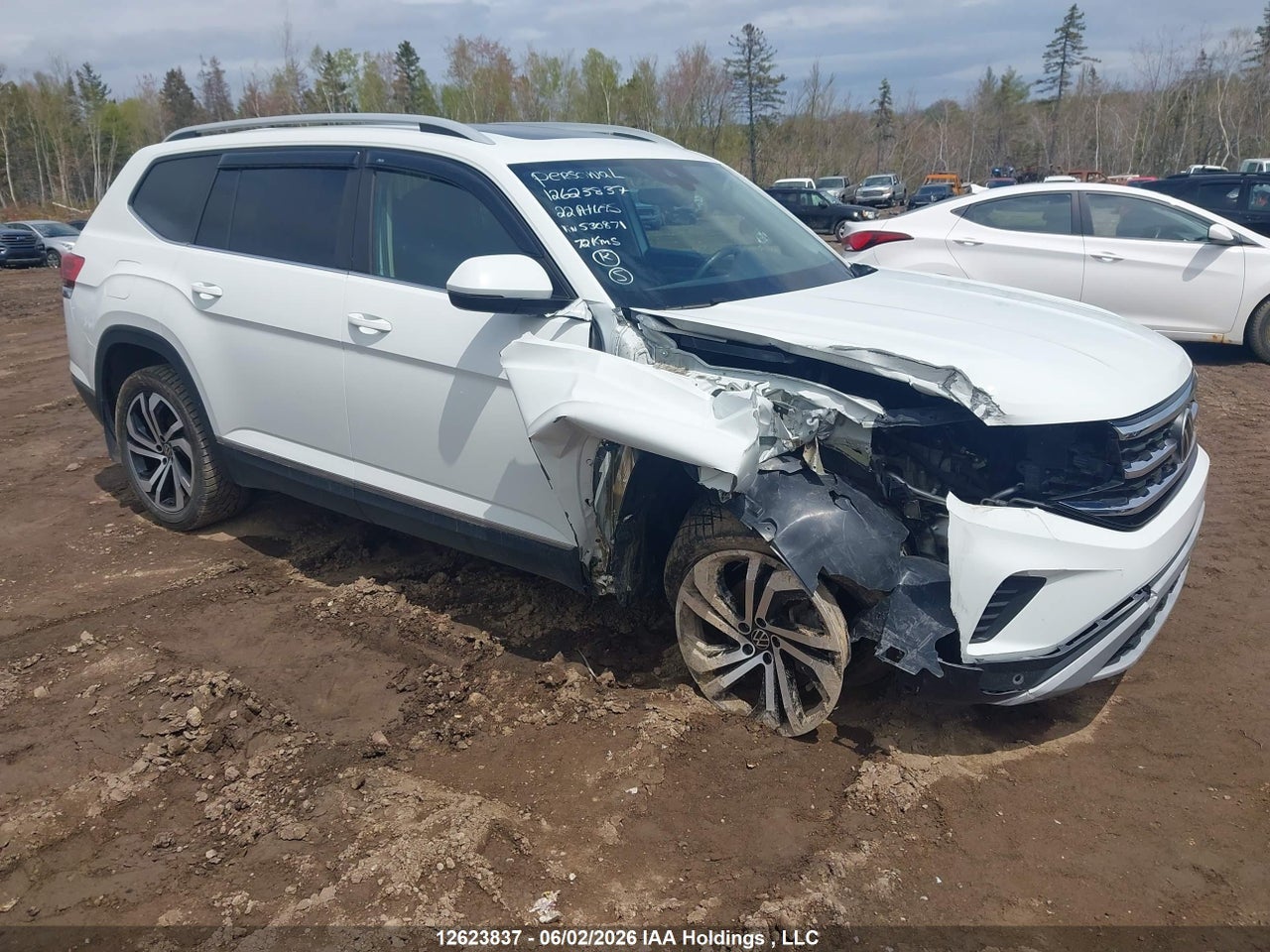 1V2BR2CA3NC530871 · 2022 VOLKSWAGEN ATLAS 3.6 FSI HIGHLINE