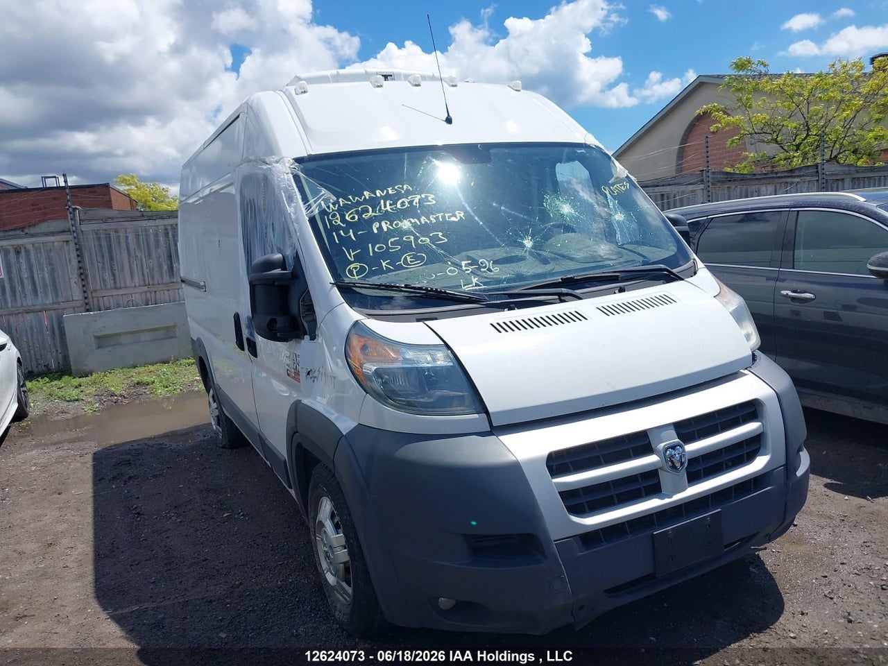 3C6TRVCG8EE105903 · 2014 RAM PROMASTER 2500 HIGH ROOF