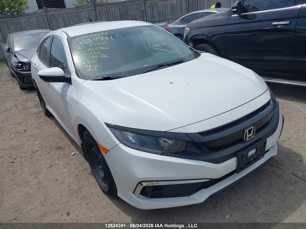 2HGFC2F50LH025966 · 2020 HONDA CIVIC LX
