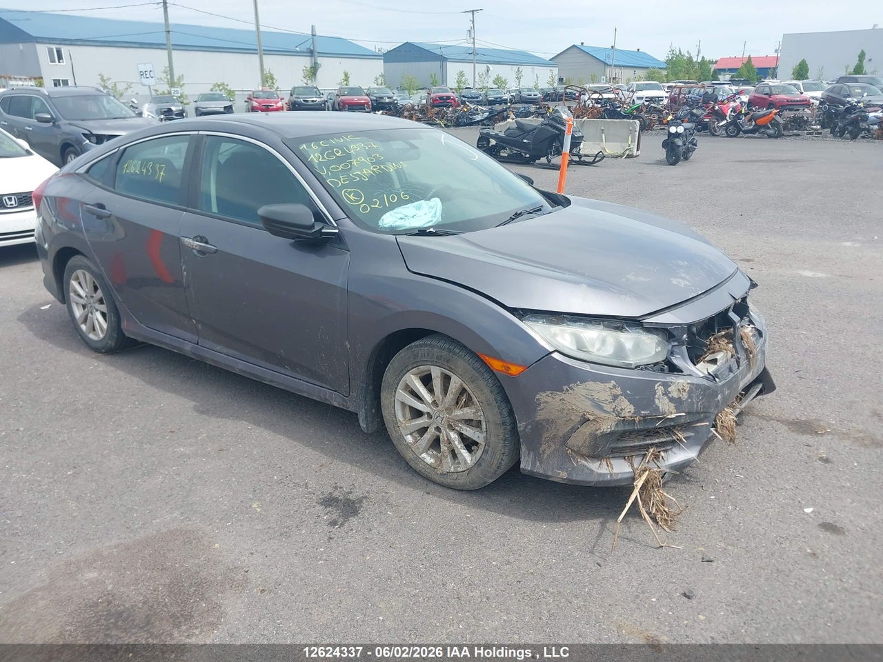 2HGFC2E20GH007903 · 2016 HONDA CIVIC DX