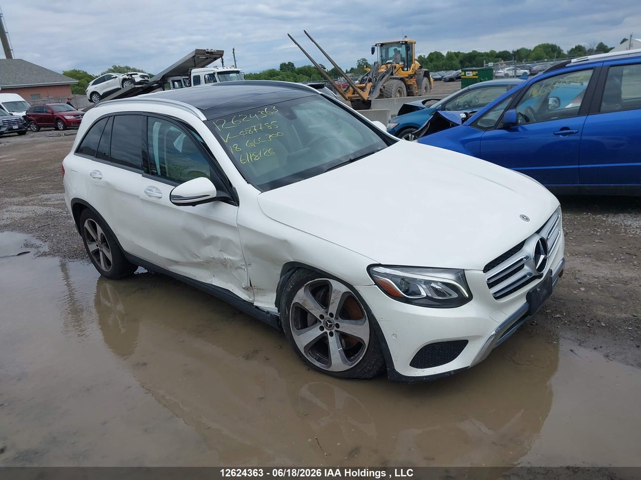 WDC0G4KB0JV087785 · 2018 MERCEDES BENZ GLC 300 4MATIC
