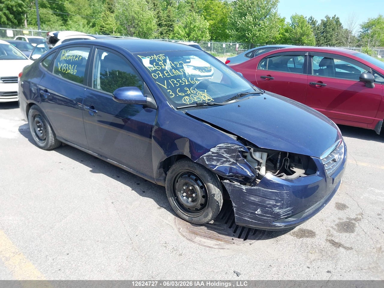 KMHDU45D07U133266 · 2007 HYUNDAI ELANTRA GL/GLS