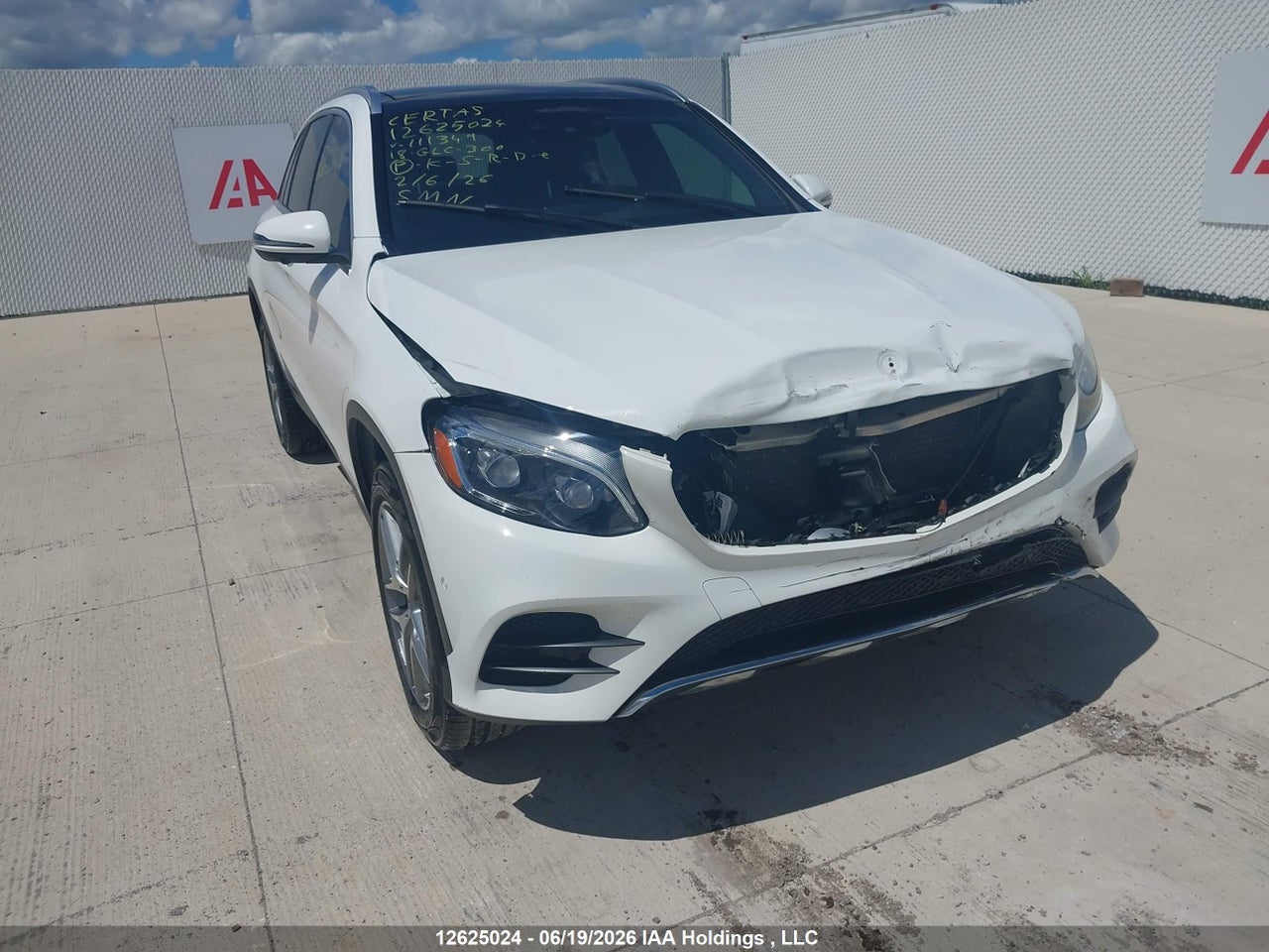 WDC0G4KB3JV111349 · 2018 MERCEDES BENZ GLC 300 4MATIC