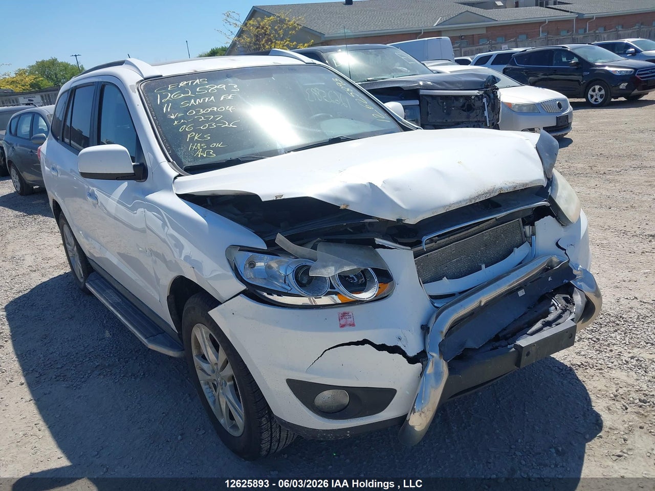 5XYZGDAG1BG030904 · 2011 HYUNDAI SANTA FE GLS