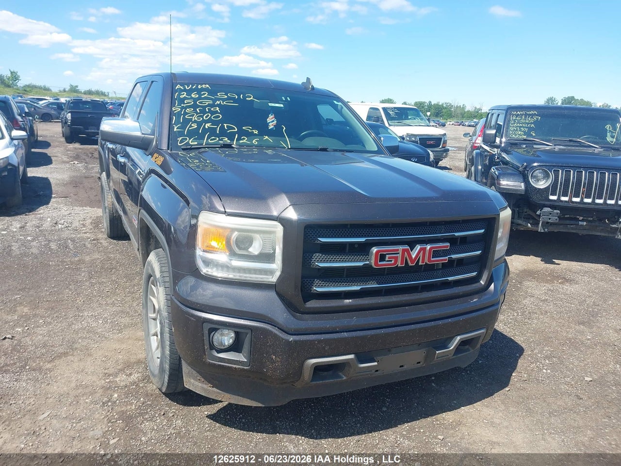 3GTU2UEC0FG119600 · 2015 GMC SIERRA K1500 SLE