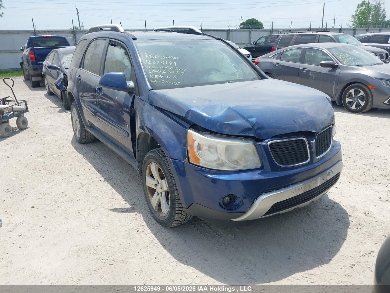 2CKDL33F386023987 · 2008 PONTIAC TORRENT