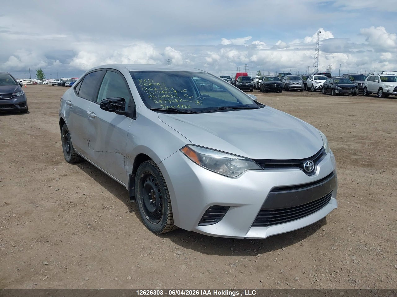 2T1BURHEXGC644316 · 2016 TOYOTA COROLLA L/LE/LE PLS/PRM/S/S PLS
