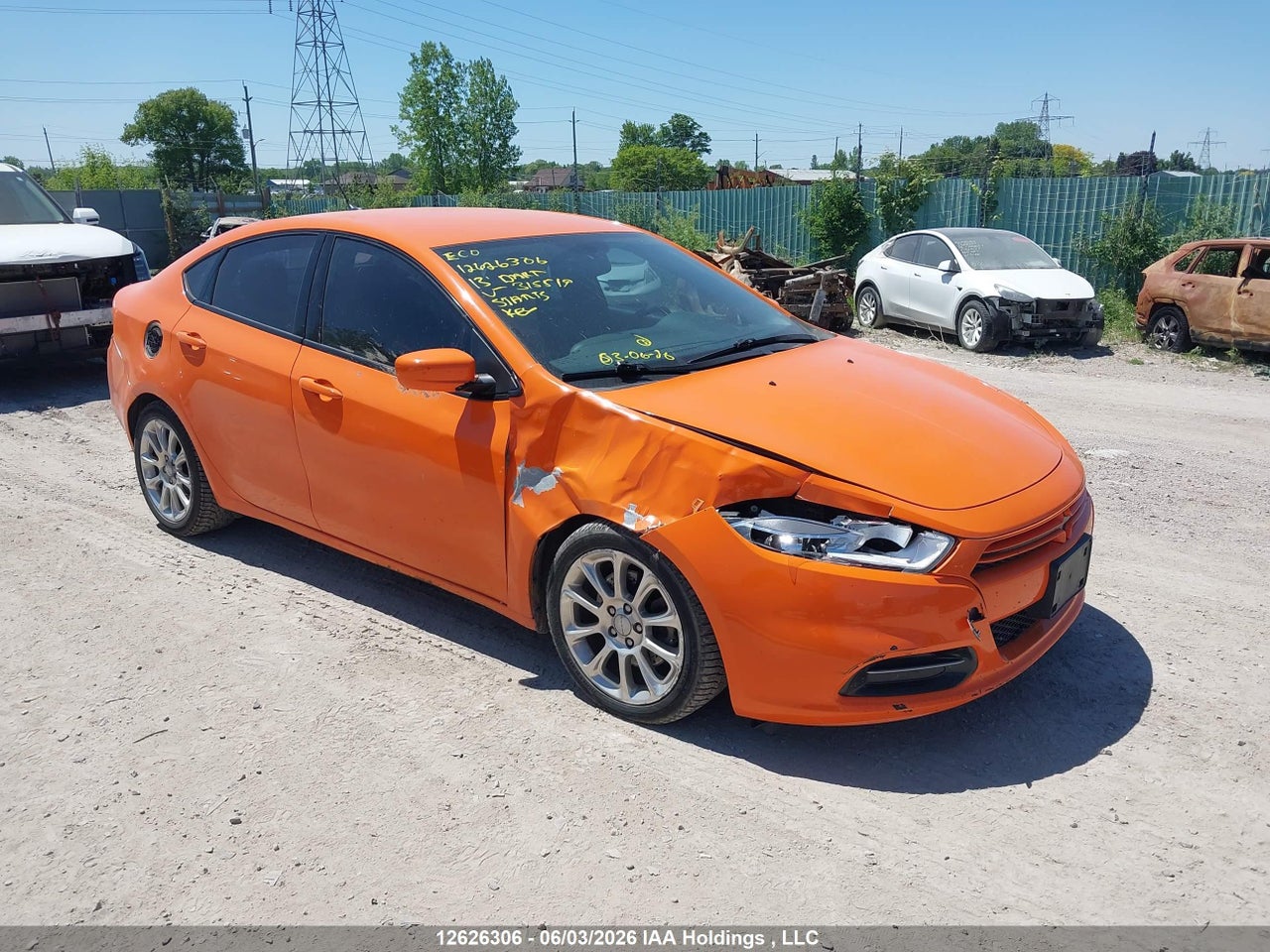 1C3CDFBA7DD315519 · 2013 DODGE DART SXT/RALLYE