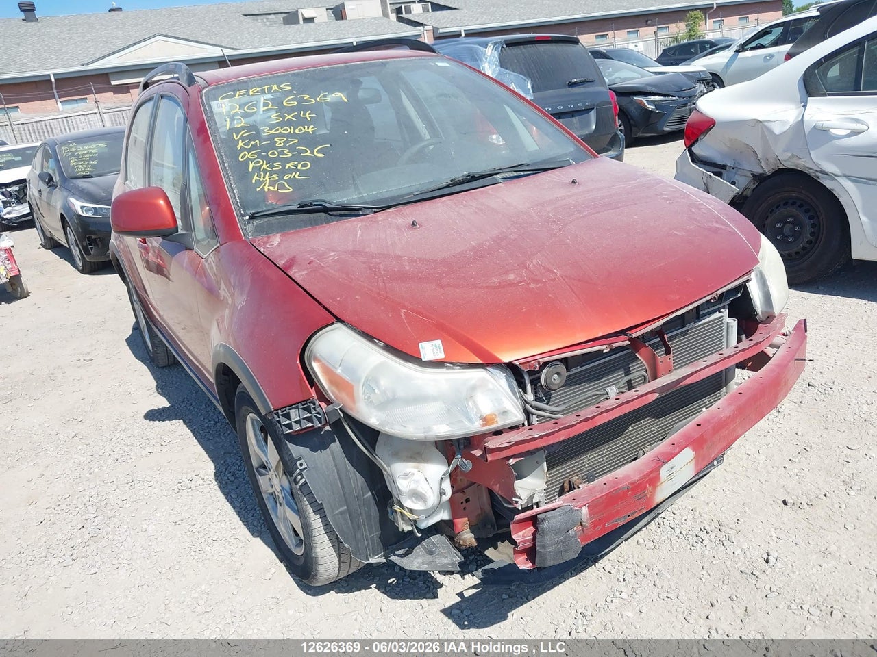 JS2YA5A32C6300104 · 2012 SUZUKI SX4