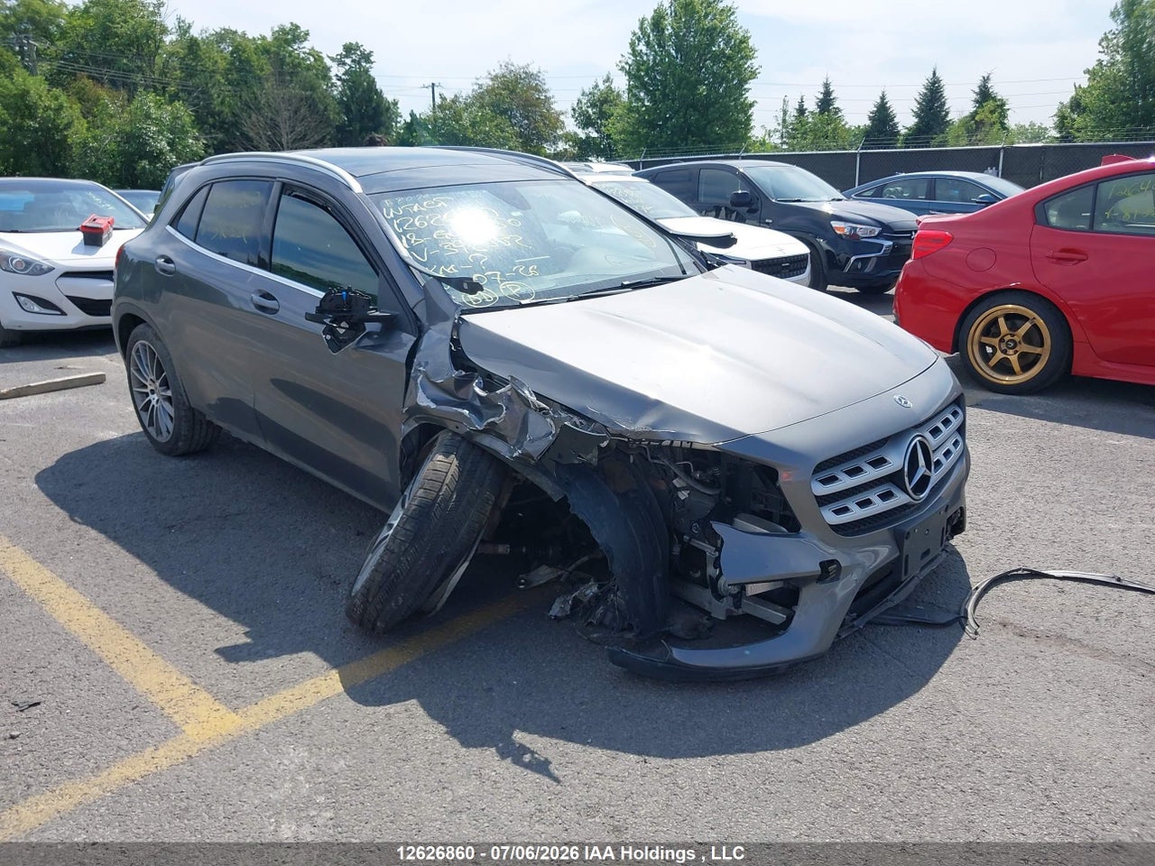 WDCTG4GB2JJ392332 · 2018 MERCEDES BENZ GLA 250 4MATIC